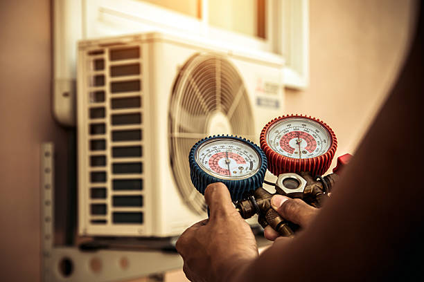 Professional Hvac technician working in Sutersville, PA